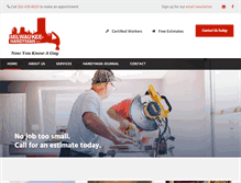 Tablet Screenshot of milwaukee-handyman.com